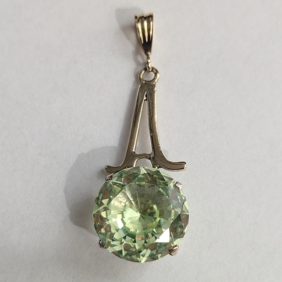 SOLD 14k Neon Spinel Pendant - Picture 1 of 9